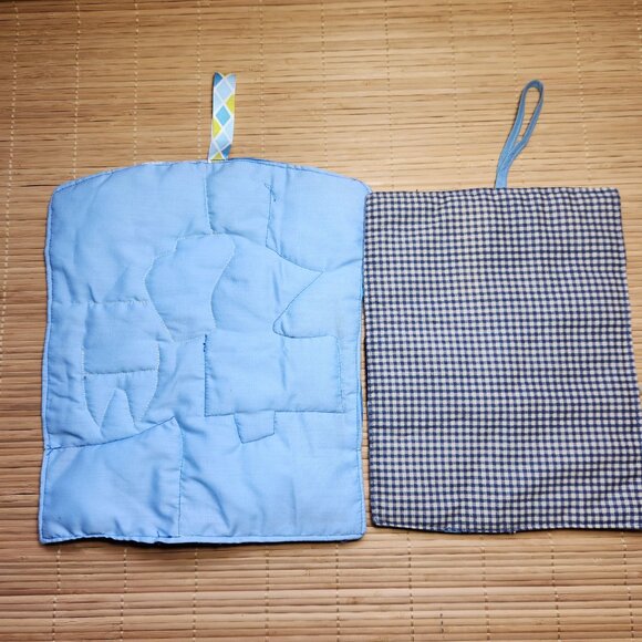 Tooth Fairy Hanger Pouch Homemade Quilted Unisex Boys and Girls - Picture 2 of 6